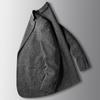 Autumn and Winter Thickened Wool Single West Men's Young and Middle-aged Light Luxury Business Suit Jacket