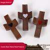Black Walnut Solid Wood Cross - Christmas Home Decoration, Hot Selling, In Stock