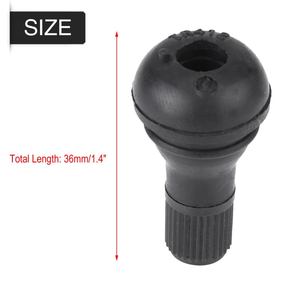 10PCS TR412 Tire Valve Stem Easy Install Tubeless Valve Stem  Tire Maintenance And Valve Replacement