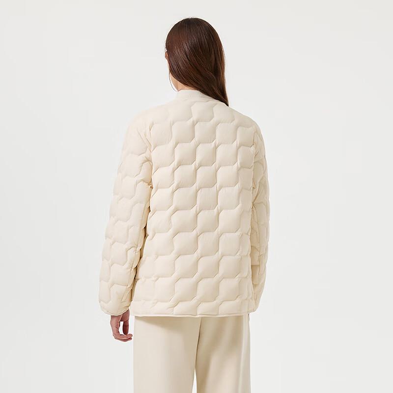 Tanboer Women's Short V-Neck Versatile Warm Down Jacket Liner TB5330152A