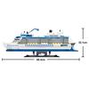 Plastic Building Blocks Luxury Cruise Boat Zhegao Building Bricks Juguetes Funtoys For Girl Gift Adult Present 01030