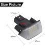 2pcs LED Number License Plate Light For Peugeot 206 207 307 308 406 407 5008 Partner Citroen C3 C4 C5 BERLINGO XSARA SAXO White