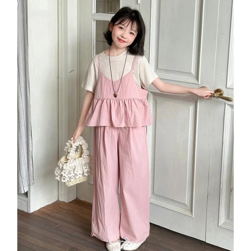 Children's Clothes Set Girls Outfit Sets Shirts Kids Clothing Dresses Little Girl Sweatshirt Tweens