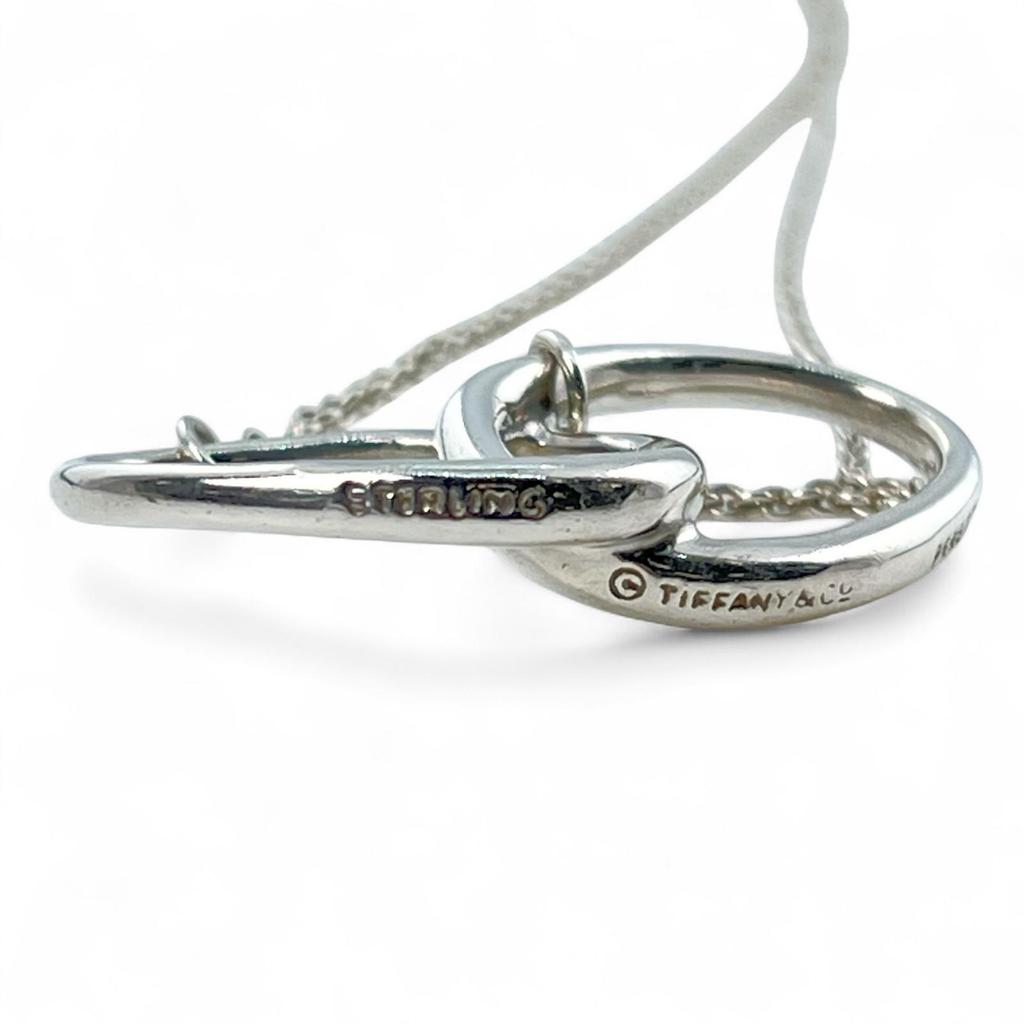 TIFFANY&Co. Halskette Doppelring Silber SV925 Damen Gebraucht