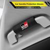 Car Interior Roof Handle Cover Suede Roof Grab Handle Grip For S9 GR Sport Corolla Yaris Camry Prius RAV4 CHR Accessories JH9