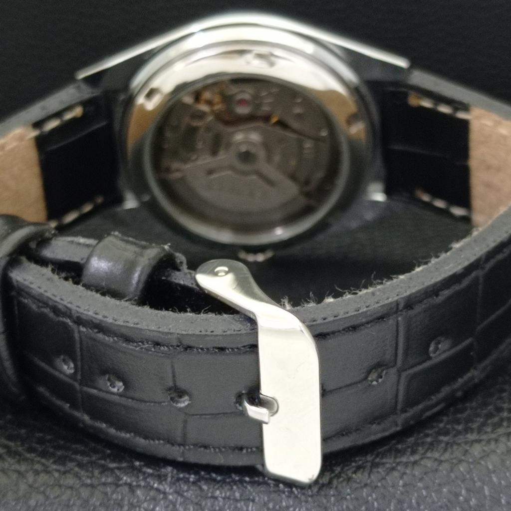 VINTAGE REFURBISHED SEIKO 5 AUTOMATIC JAPAN MENS BLACK DIAL WATCH A440635-9 Sk-a440635-1