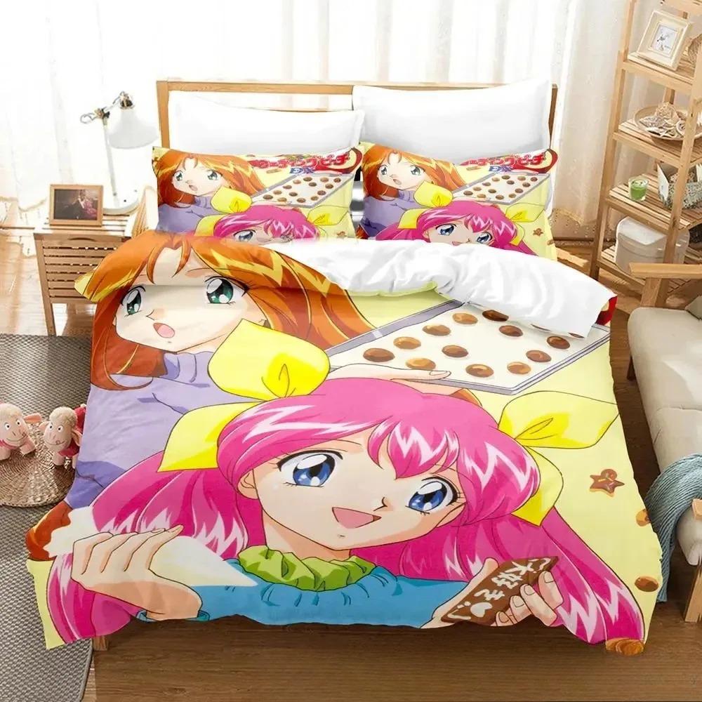 Anime Wedding Peach Bedding CollectionDuvet Cover Comforter Bed Collection Quilt Cover PillowcaseKing Queen Twin Size Boys Girls Adultse