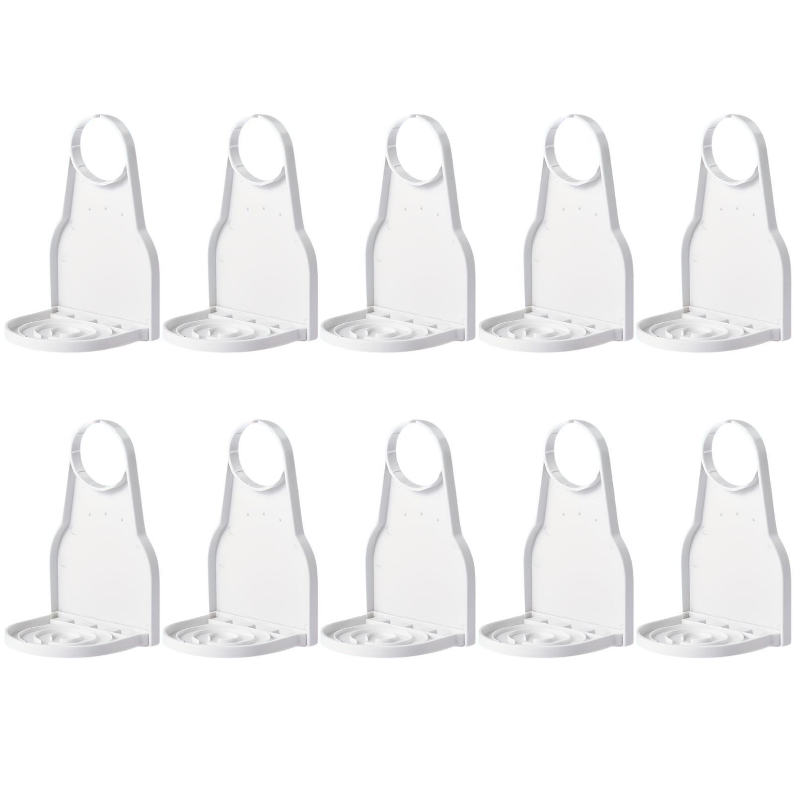 

2025 10PCS/SET Laundry Detergent Universal Organizer Soap Dish Accessories Drip Collector Cup Holder Fabric Softener Rack Spill белый