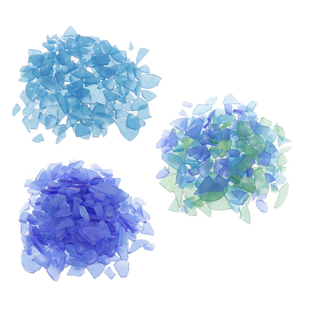 500g Vintage Glass Crafts Jewellery Mosaic Wedding