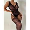 Sexy Fishnet Bodysuit Women Crotchless Porn Tights Lingerie Ladies Full Bodystockings Erotic Mesh Clothes Nightclubs Sex Set