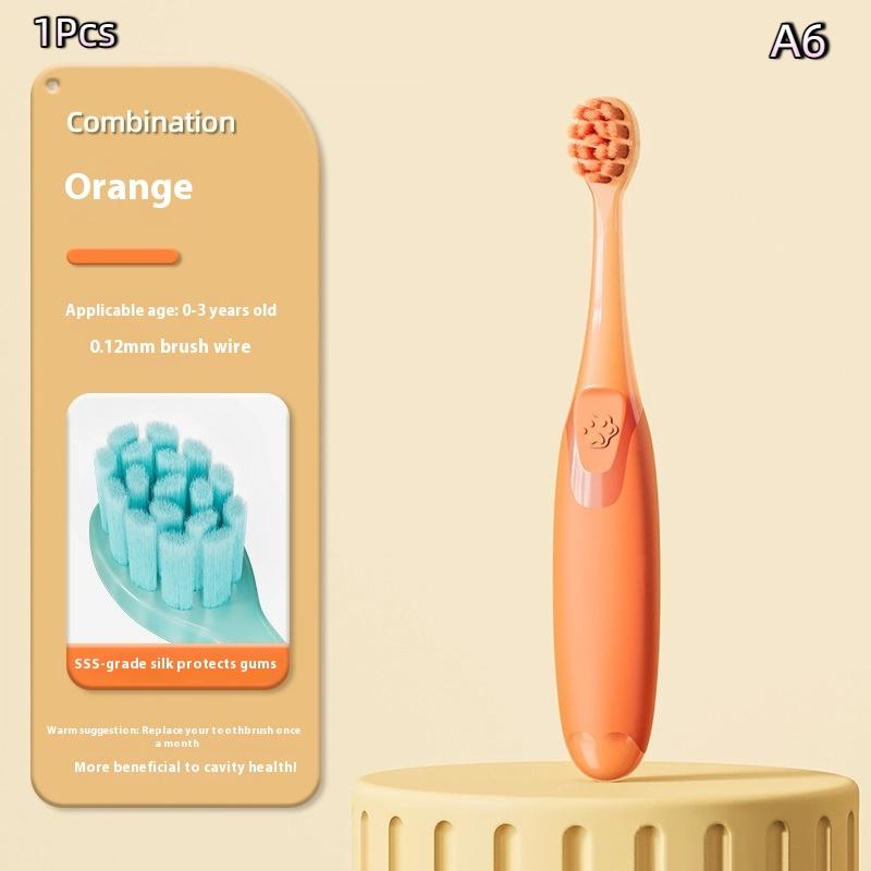 

Step By Step Antibacterial Cleaning Toothbrush For Children Soft Toothbrush For Infants And Toddlers Aged 0-3-6-9-12