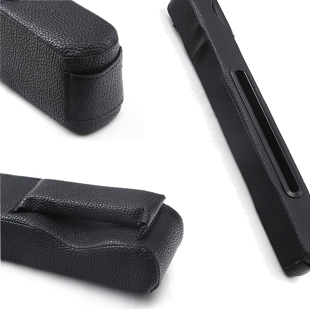 Car Seat Gap Filler Pad,2 Pcs Pu Leather Universal for Car SUV Truck To Fill The Gap Between Console and Seat,Prevent Small Objects from