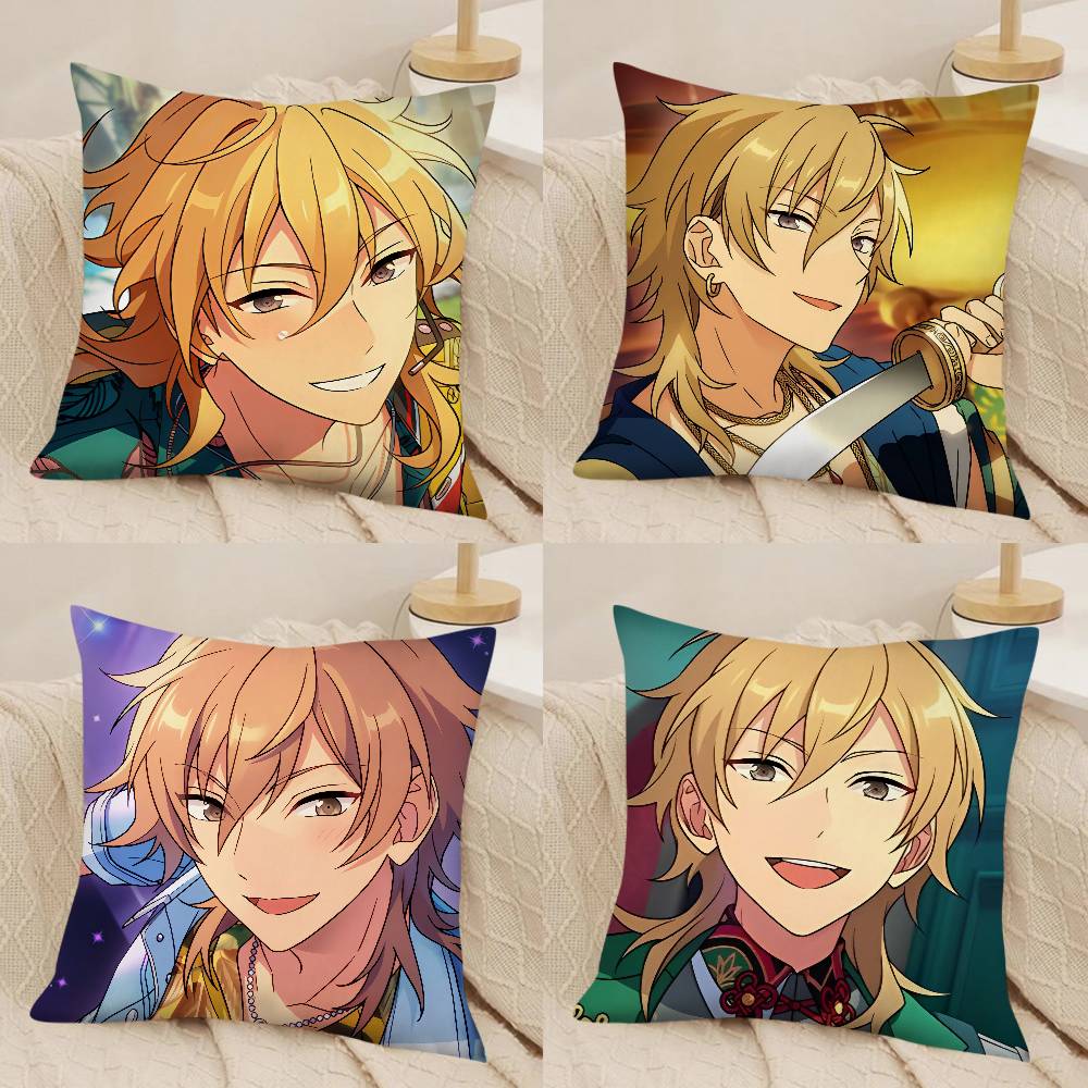 1pc Cartoon Idol Hakaze Kaoru Pillow Case Fashion Square Pillowcase Bedroom Sofa Room Ins Decoration Leisure