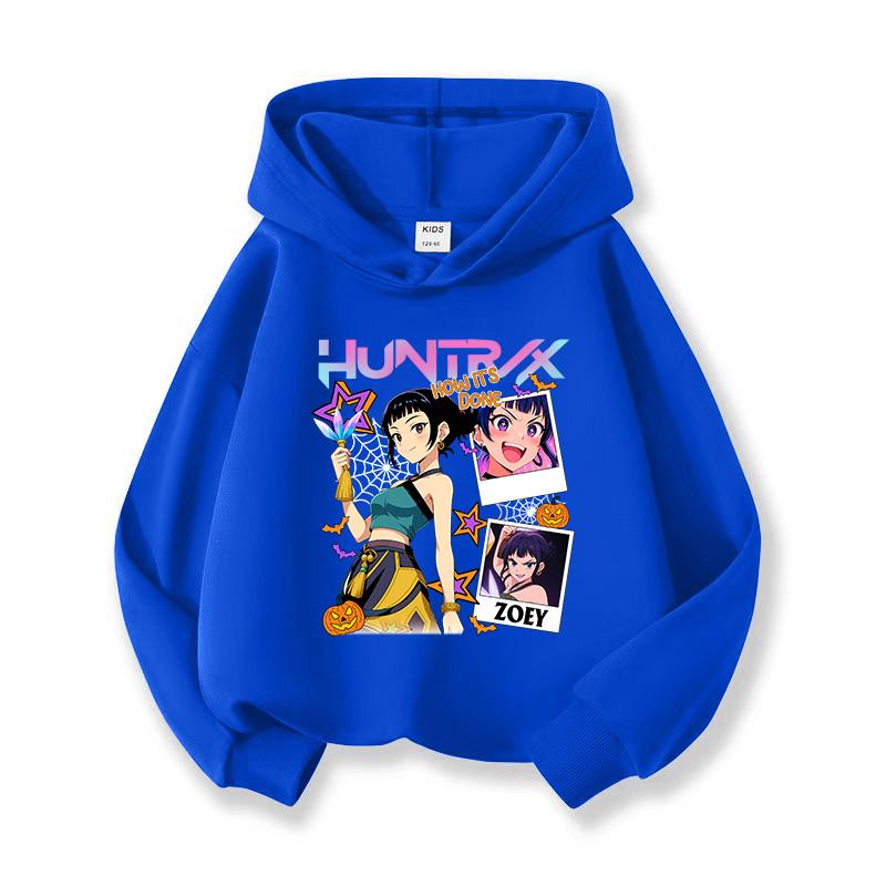 2025 KPop Demon Hunters Hoodie Fashion Sweatshirt Pullover Cute Long Sleeve Autumn Girls Cartoon Y2K Hoody Sportswear