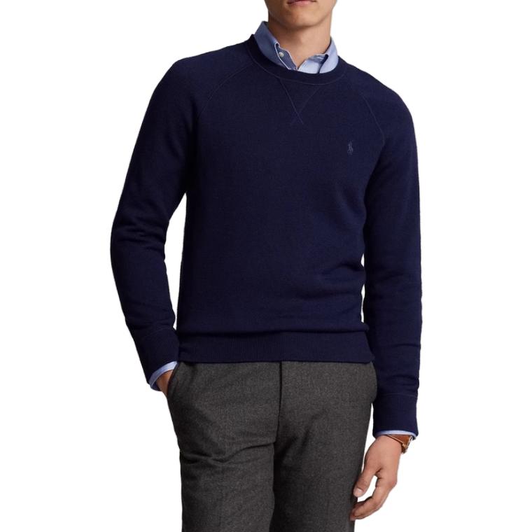 Polo Ralph Lauren FW23 Knitwear Slim Fit Men's Blue MNPOSWE16821589-400