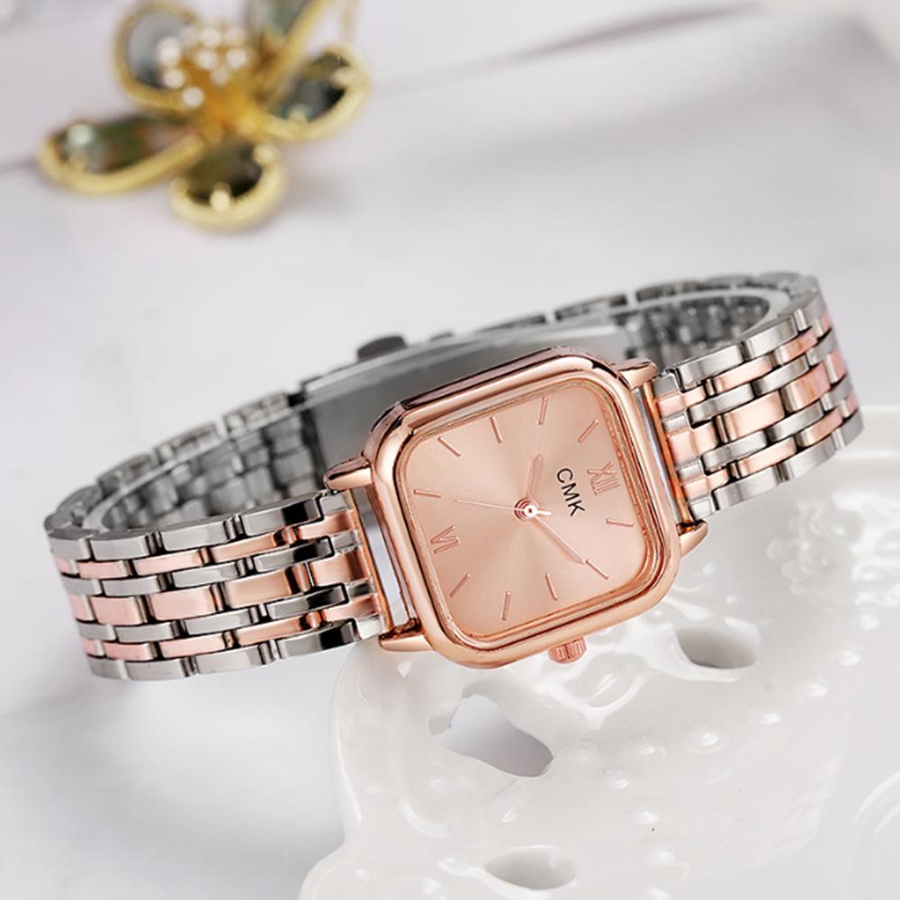 

Женские часы со стальным браслетом, простые, сдержанные, компактные, маленькие золотые часы класса люкс bulk price