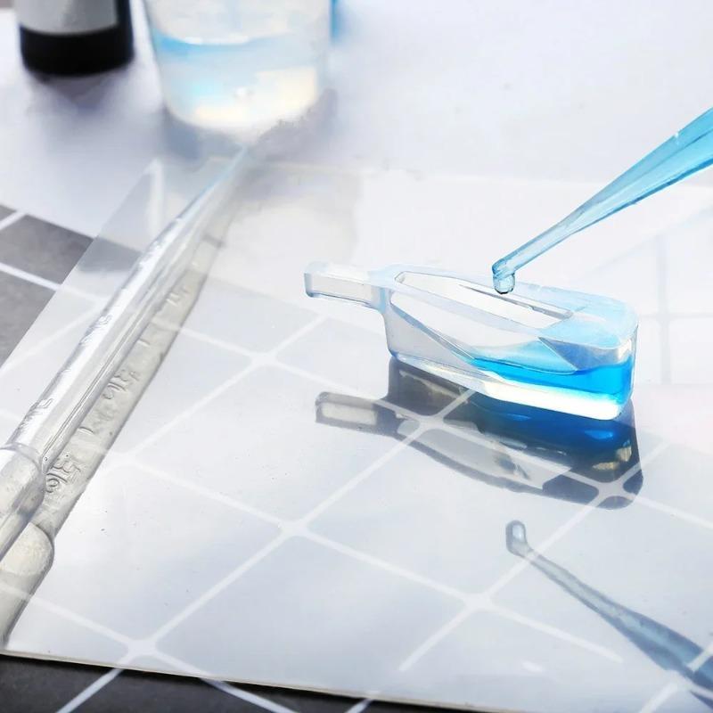 Silicone Pad Clear Mat Resin Pad Craft Tool High Temperature Resistance Sticky Plate Jewelry Making Tool