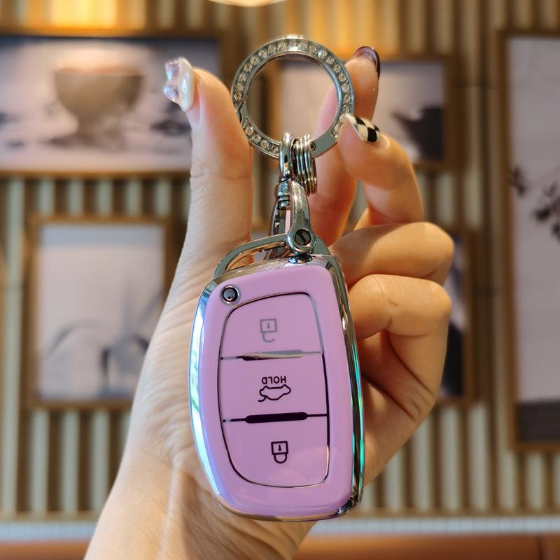 Modern Key Bag Compatible with Mingtu ix35, ix25, Langdong, Lingdong, Tucson, Sonata 9, Rena - Car Cover Buckle