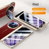 For OPPO Find N5 Case Luxury PU Leather Lens Stand Protective Back Cover For Find N5 All-inclusive Spring Hinged Phone Shell
