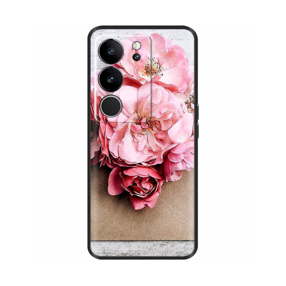 6,78' Für Vivo V29 5G Hülle V 29 Silikon TPU Weicher Stoßfänger Handyhülle für VIVO V29 V2250 VivoV29 Hüllen Schutzhülle Tasche Coque