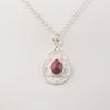 Black Rhodonite Gemstone 925 Sterling Silver Designer Jewelry pendant 1.40" For Anniversary Gift PP-19-22