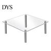 Decorative Dessert Table Organizer Acrylic Cake Stand, Multi-Tier Food Display Clear Cupcake Holder, Risers for Figurines Adjustable Metal Support