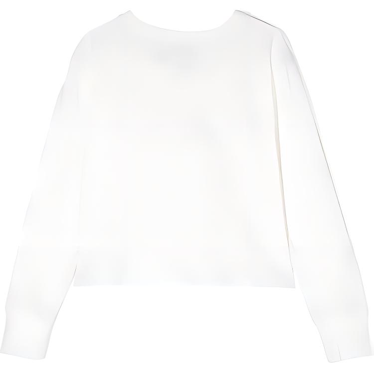 Polo Ralph Lauren T-skjorte FW24 Hundetrykk Bokstavlogo Broderi Rund Hals Langermet Barn Topper Hvit 312951031-001