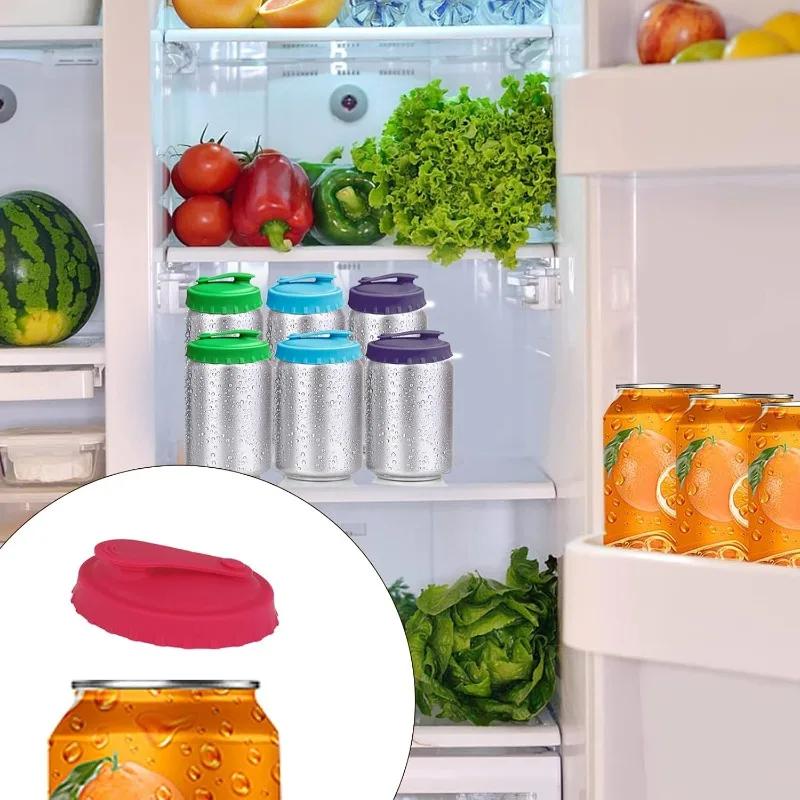 Soda Can Cover Lid, Silicone Can Lid Can Protector, Reusable Cans Toppers for Soda Coke Pop Beer Energy Drink