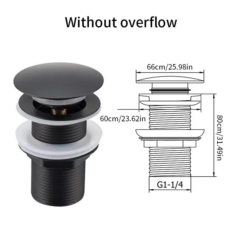 Bathroom Sink Push Down Pop Up Stopper Drain Nowadays, it is popular to use washbasins, drainage pipes, sinks and waste drains