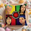 RRed Hot CChili Peppers Band Cushion Cover Plush Fabric Soft DoubleSided Printed Sofa Warm Winter Home Gift Pillow Cover