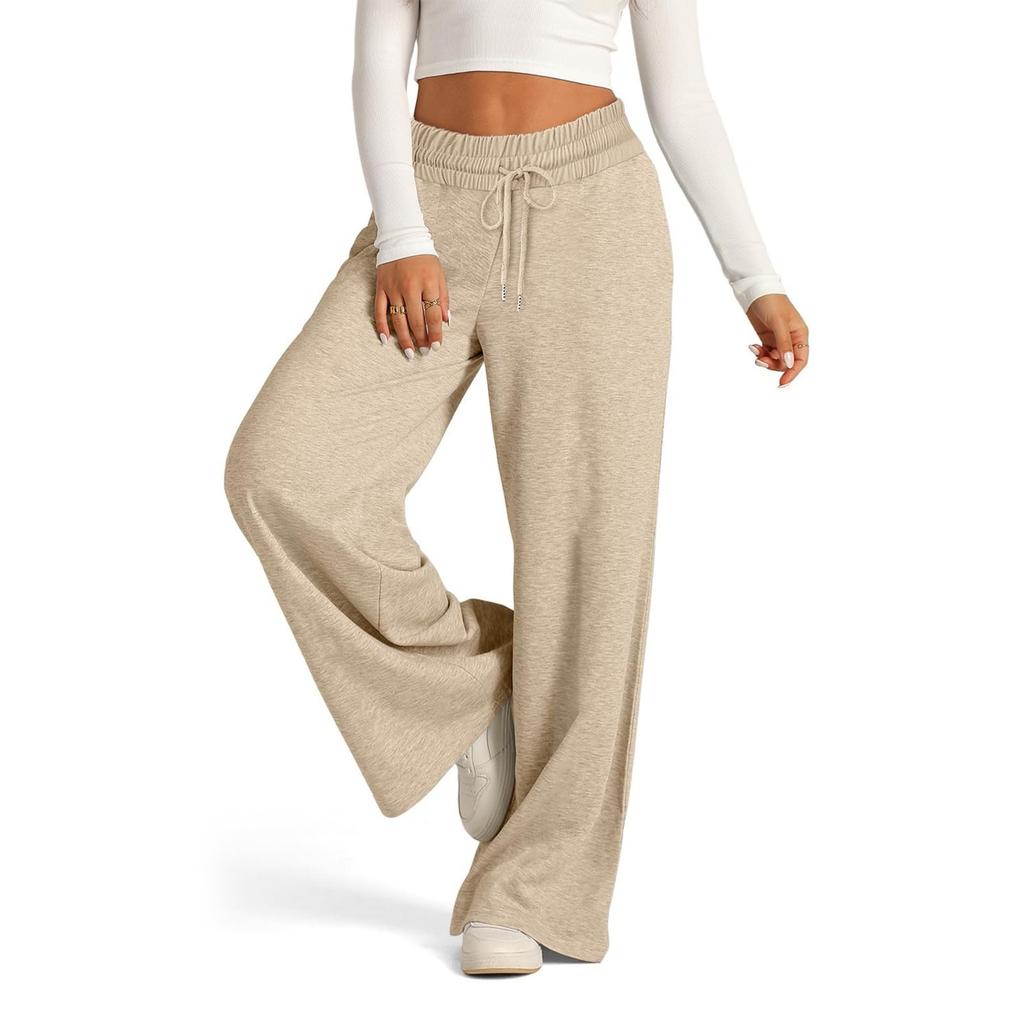 Women's High Waisted Wide Leg Sweatpants Casual Yoga Jogger Pants