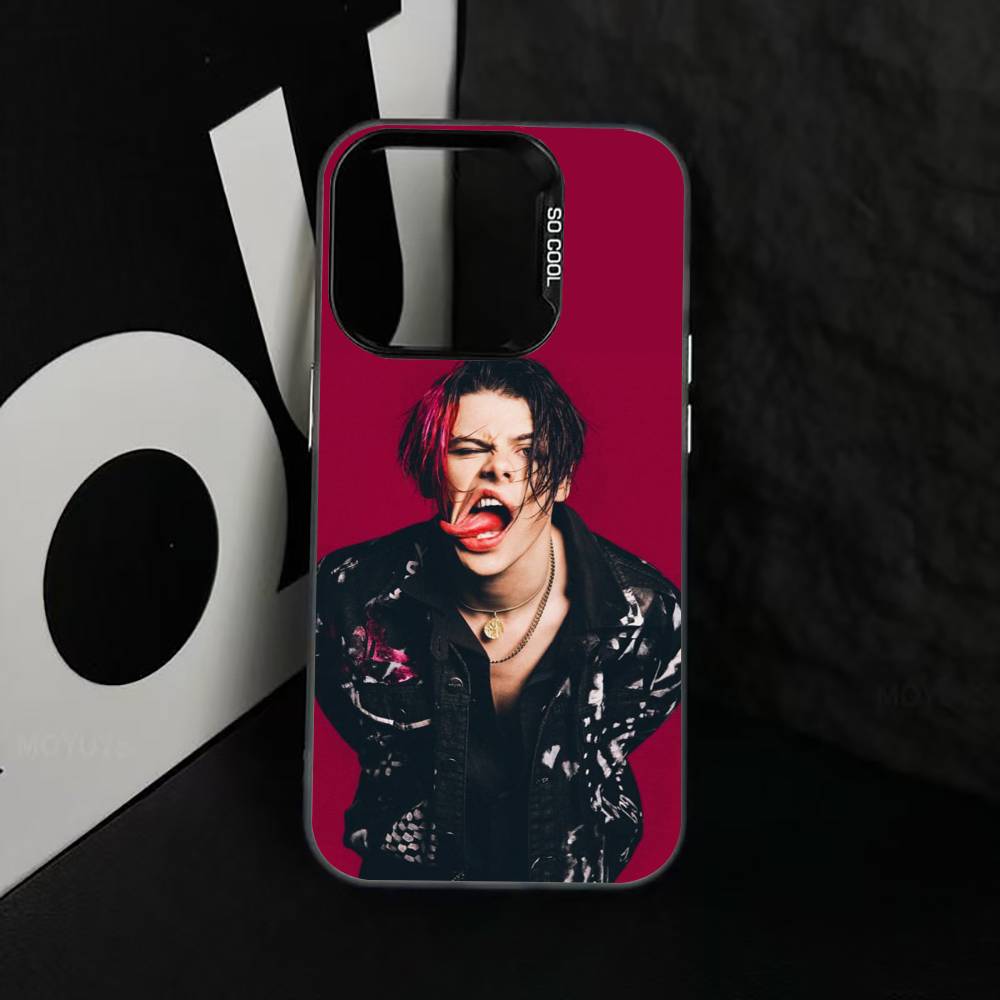 S-Singer Y-Yungblud Phone Case For iPhone 17,16,15,14,13,12,11 Plus,Pro Max,XS,Colorful Silver Phone Case Funda Cover