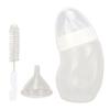 Pet Feeding Bottle Professional Soft Silicone Nipple Curved Nursing Bottle Kits for Newborn Kittens Puppies