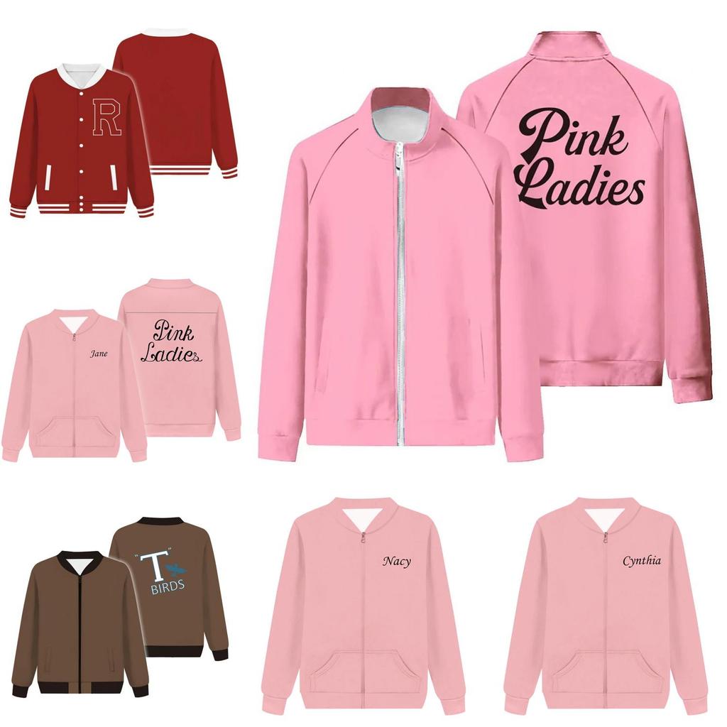 Grease Rise Of The Pink Ladies Hoodie Mit 3D Digitaldruck Für Teenager Freizeitkleidung