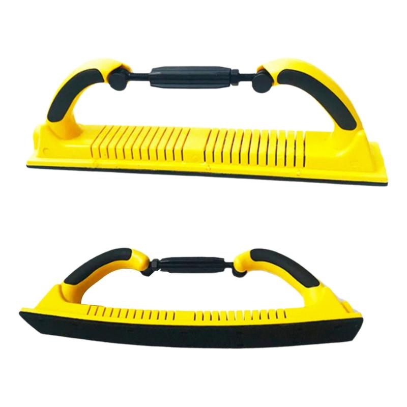 Manual Sanding Tool Adjustable Suitable for Car Waxing & Hand Grinding 70x400mm Sandpaper Large Area Surfaces Smoothing