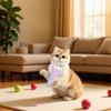 Cat Teaser Toy Plush Caterpillar Companionship Kitten Chew Toy Pet Teaser Stick Dental Cleaning Interactive Cat Toy Supplies