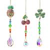 3 Pack Suncatchers Made with Reflective White and Metal Chains for Stable Outdoor or Indoor Hanging Applications