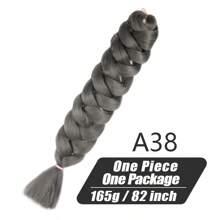 2026 New  Xpression Synthetic Big Braids Crochet Hair Braids Extensions Yaki Straight Hair Women's Jumbo Braids Hair Daily Wear