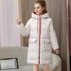 YJKDYK 2026 Winter Women's Jacket Zipper Hooded Thicken Warm Cotton Jacket Female Pure Color Casual Long Jacket Parka Tops