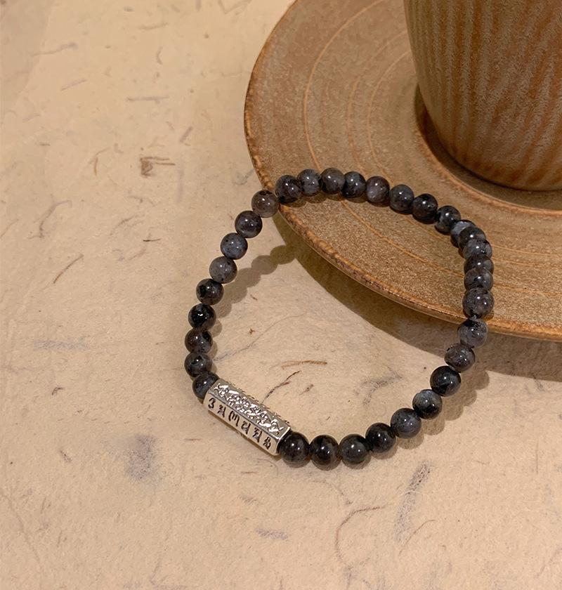 

Новый браслет в китайском стиле 2023 года из эластичной нити с каменными бусинами для женщин - Легкая роскошь, ручные украшения