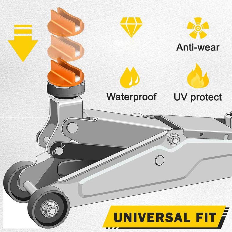 Pinch Weld Jack Adapter Magnetic Aluminum Grooved Magnetic Jacking Puck Universal Magnetic Jack For Sub-Frame Vehicle Floor Jack