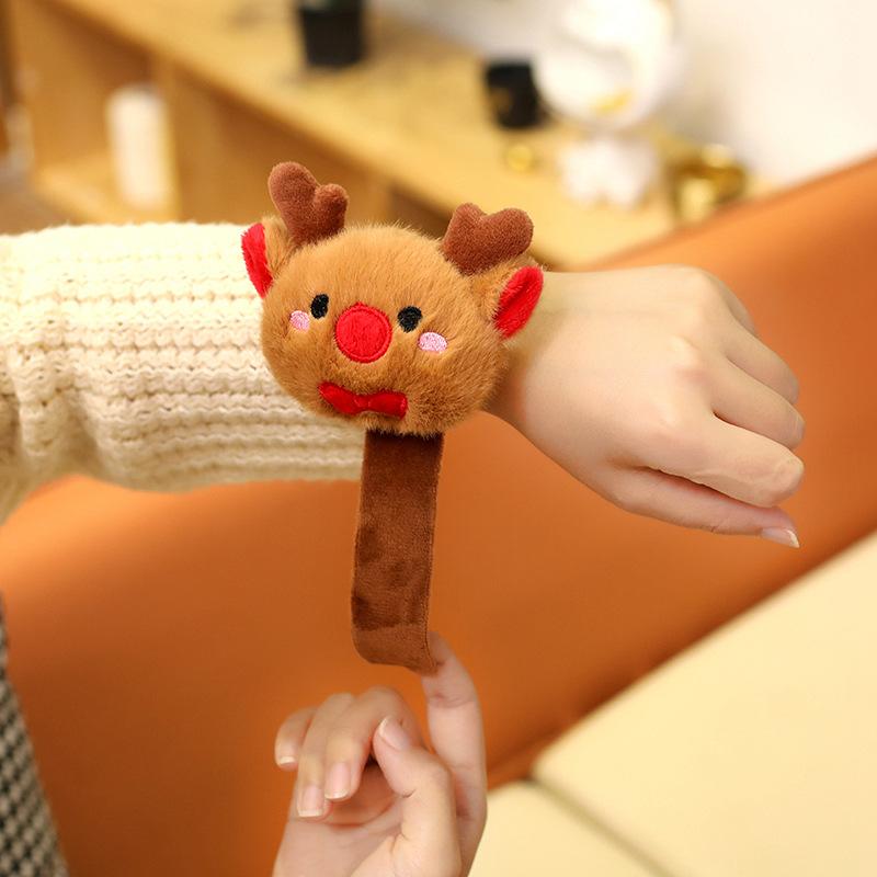 Cute Giant Panda Doll Snap Ring Bracelet Toy Plush Doll Hug Wrist Chengdu Base Souvenir