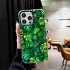 Summer Plants Green Leaf Soft Phone Case for iPhone 15 16 17 Pro Max 17Air 16E 14 Plus 13 12 Mini Shockproof Cover Back Shell