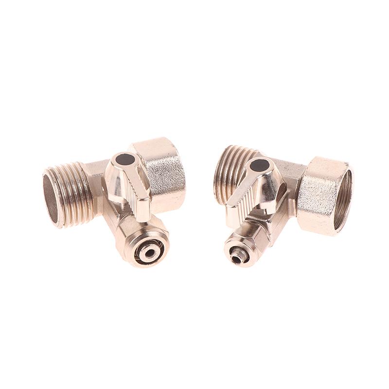 Water Filter Purifier Adapter 1/2'' To 1/4" Ball Valve Faucet Tap Safe Zinc Alloy Joint Universal Valve Accessories