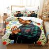 Rapper lil baby Bettwäscheset Jungen Mädchen Einzelbett Queen-Size Bettbezug Kissenbezug Bett Jungen Erwachsene Mode Heimtextilien