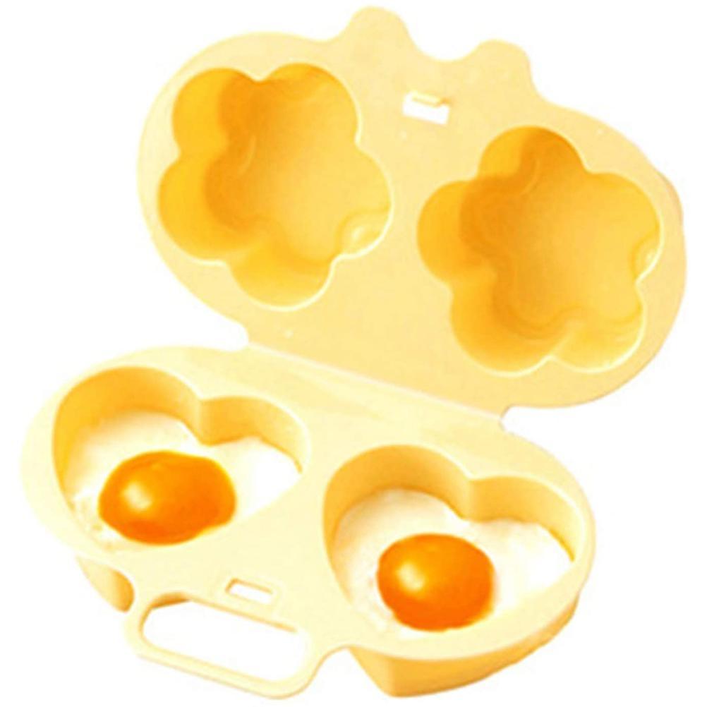 Microwave Fried Egg Cooker Heart Shaped Microwave Oven Flower Egg Cooker Kitchen Cooking Tool