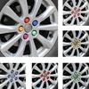20 Peças 19mm Tampa de Aro Resistente a Atrito Resistência a Altas Temperaturas Silicone Tampas de Porca de Roda de Carro Proteção para Carro