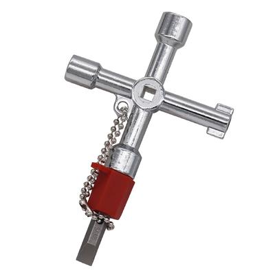 Multi-Functional Water Utility Triange  Key Wrench Plumbing Spanner Square Triangle Train Electrical Cupboard Elevator Cabinet