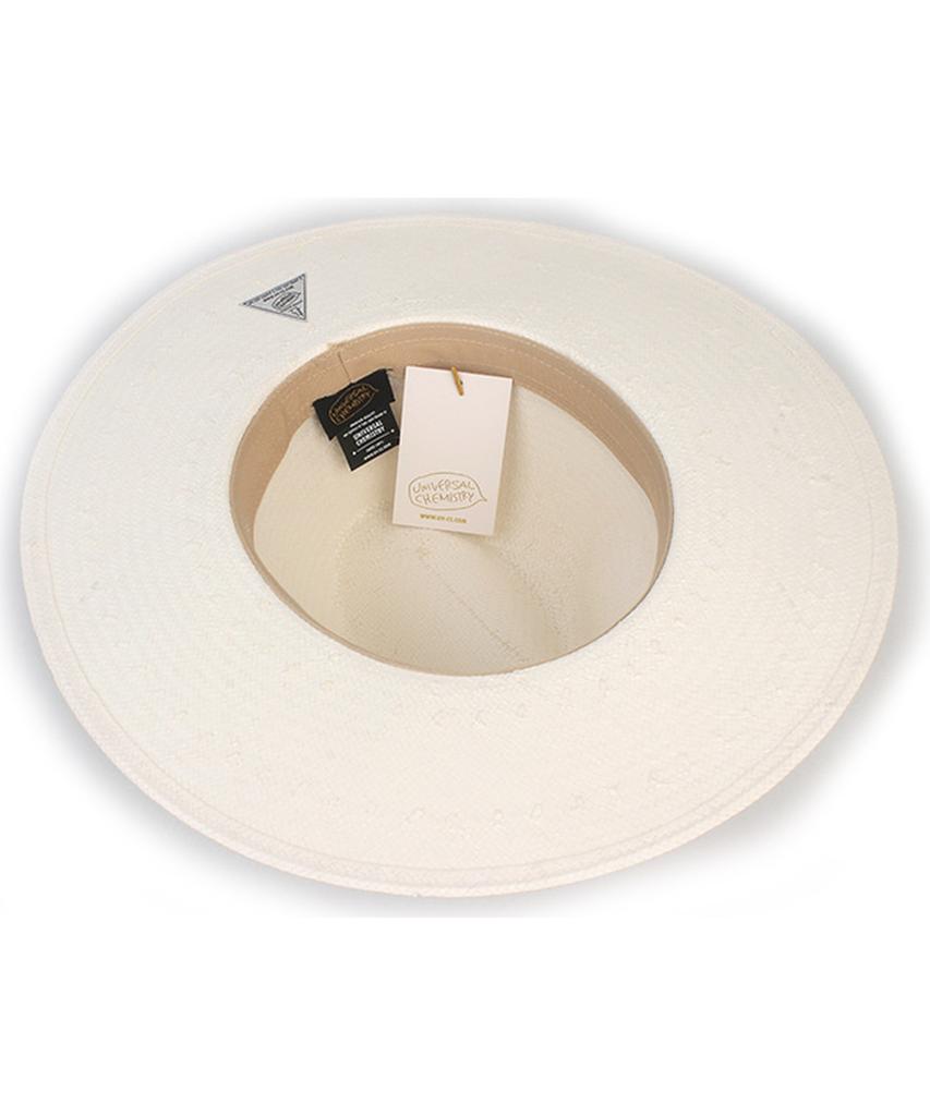 Yunibeosyeolkemiseuteuli Summer Navy Line White Long Fedora