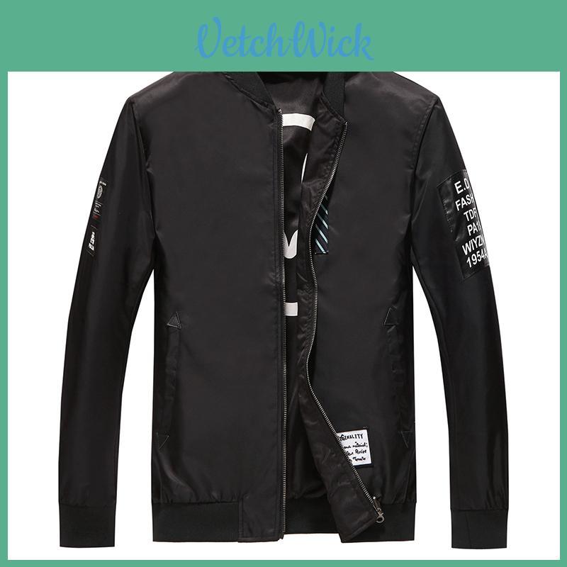 Hochwertige Herrenjacke Ma1 Armee Lachendes Gesicht Wendbare Bomberjacke Mantel